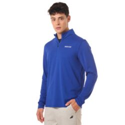 Buzo Babolat 1/2 Zip Térmico Hombre Exercise Azul