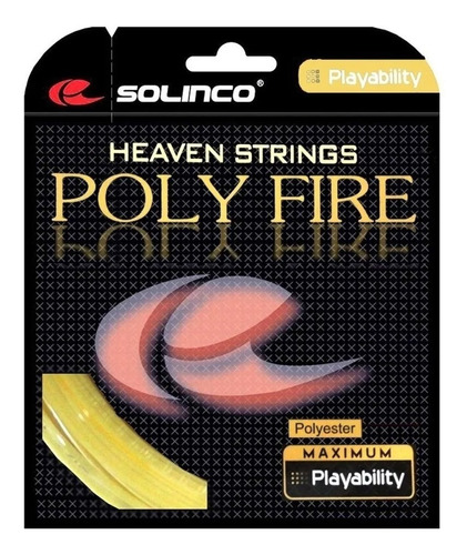 Set ind Tenis Solinco Poly Fire 1.25 mm