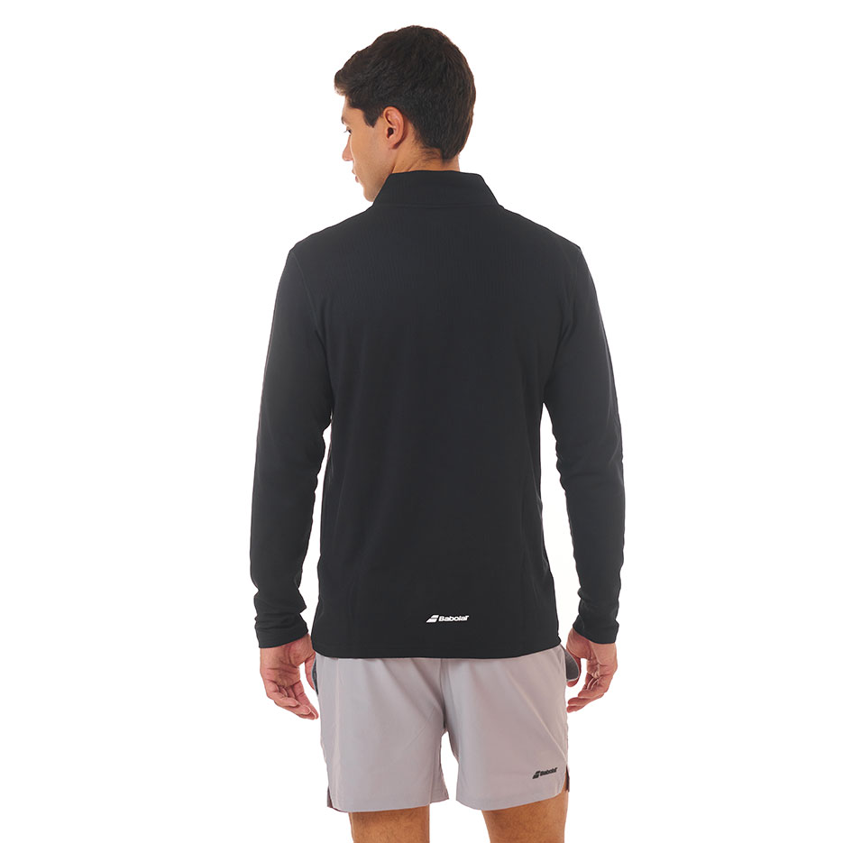 Buzo Térmico Hombre 1/2 Zip Negro - Imagen 5