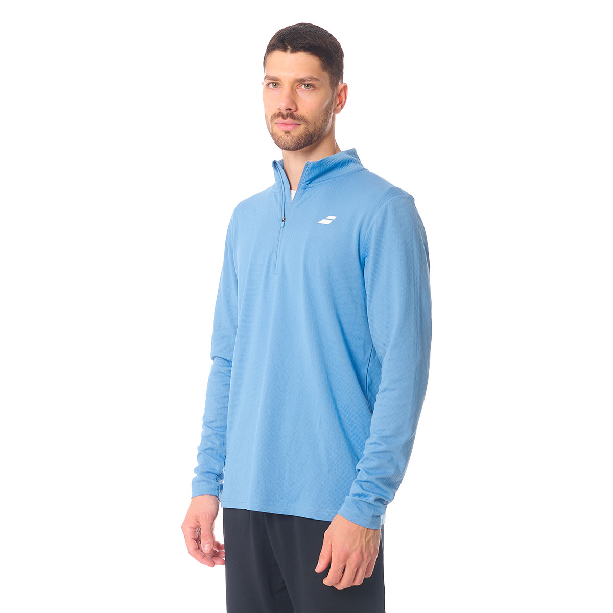 Buzo Térmico Hombre 1/2 Zip Azul - Imagen 2
