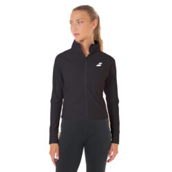 Campera Babolat Mujer Full Zip Drive Negra