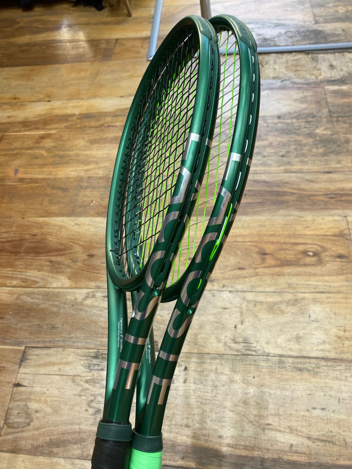 Raquetas Lacoste/Tecnifibre usadas - Imagen 2