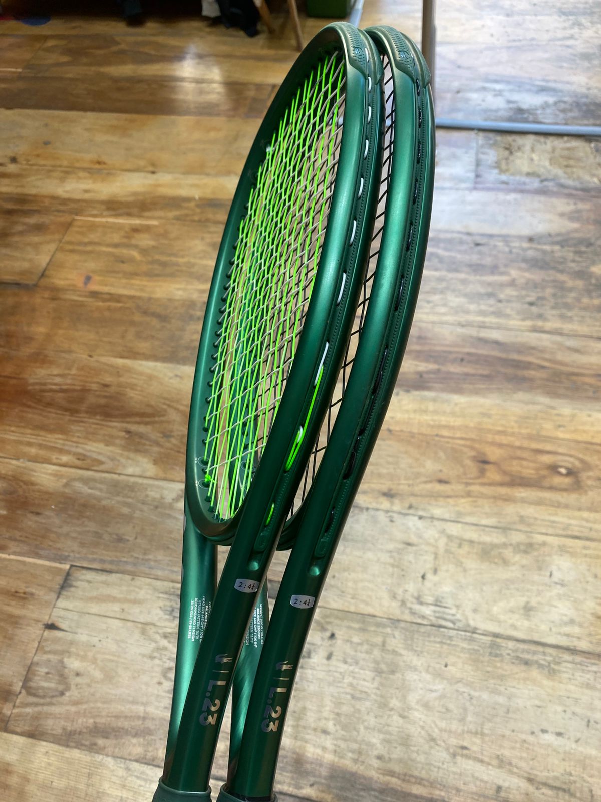 Raquetas Lacoste/Tecnifibre usadas - Imagen 3