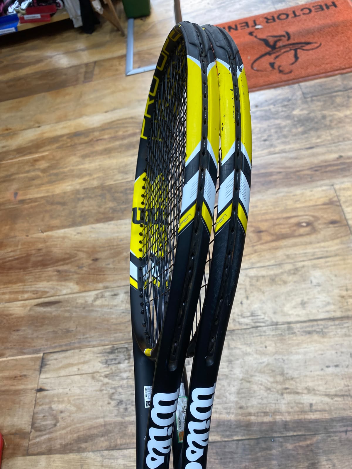 Raquetas Wilson Pro Open 100 usadas - Imagen 3