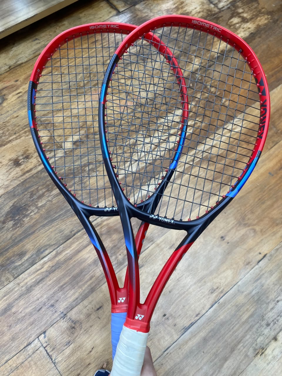 Raquetas Yonex Vcore 98 Scarlet usadas