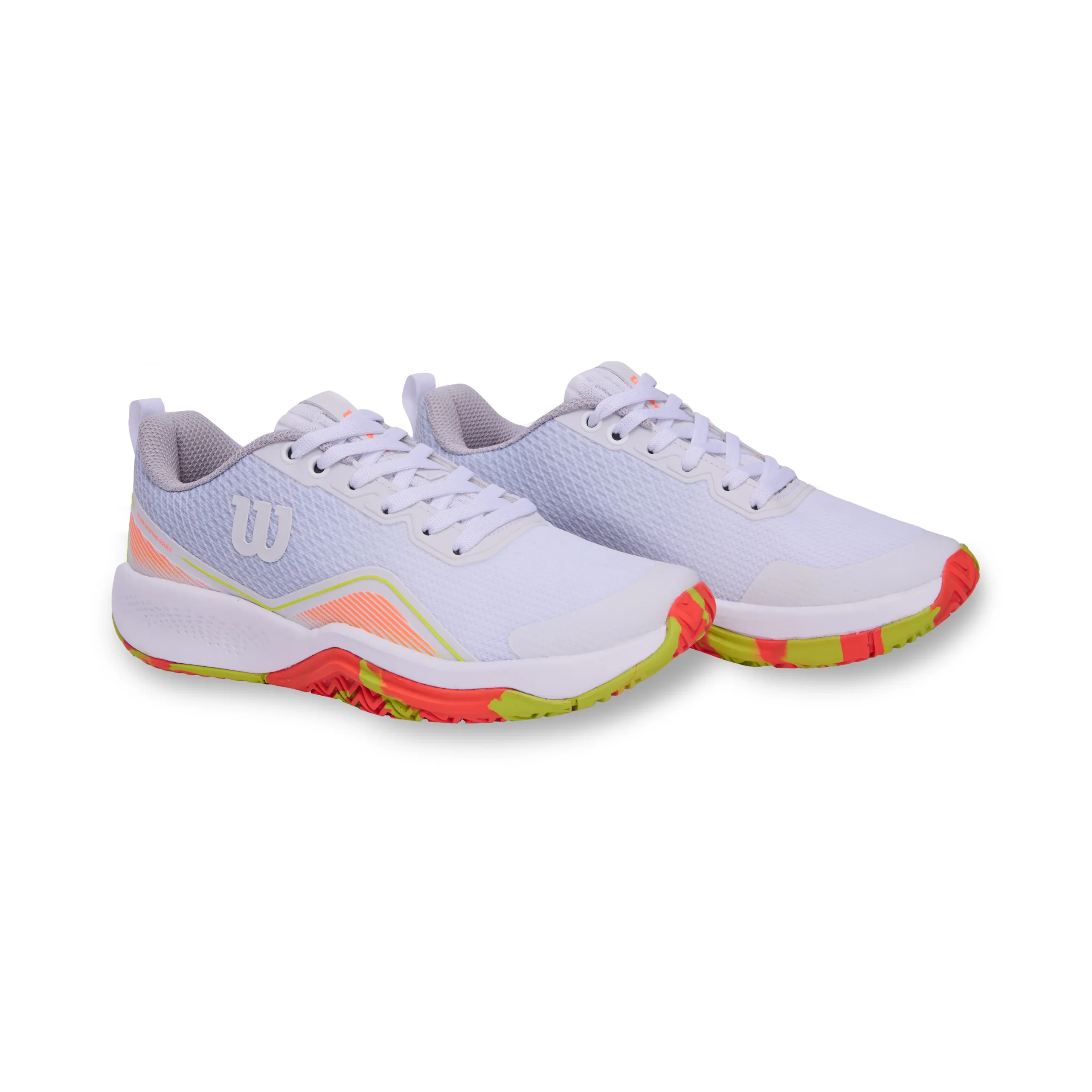 Zapatilla Wilson Court Blanco/Naranja - Imagen 6