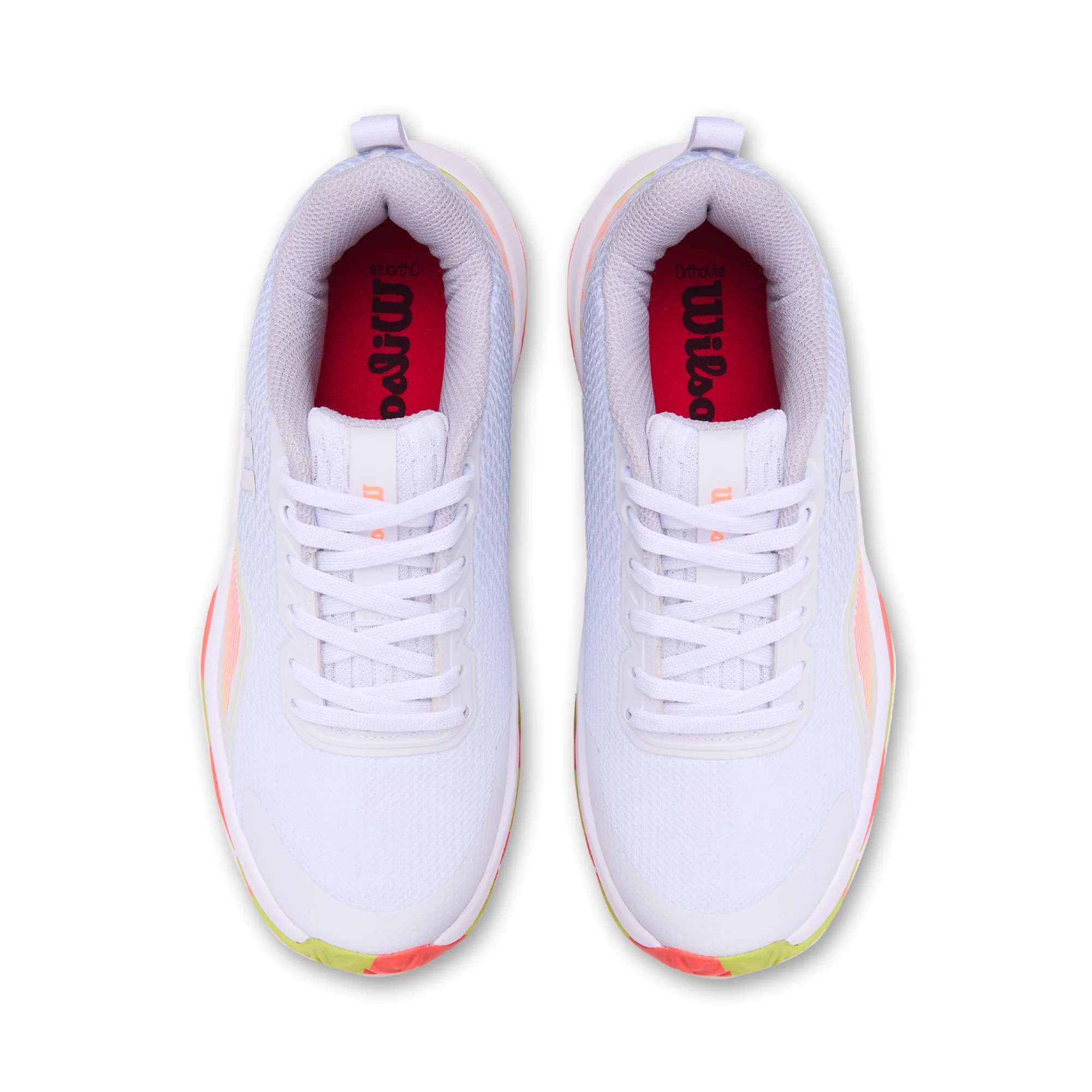 Zapatilla Wilson Court Blanco/Naranja - Imagen 5