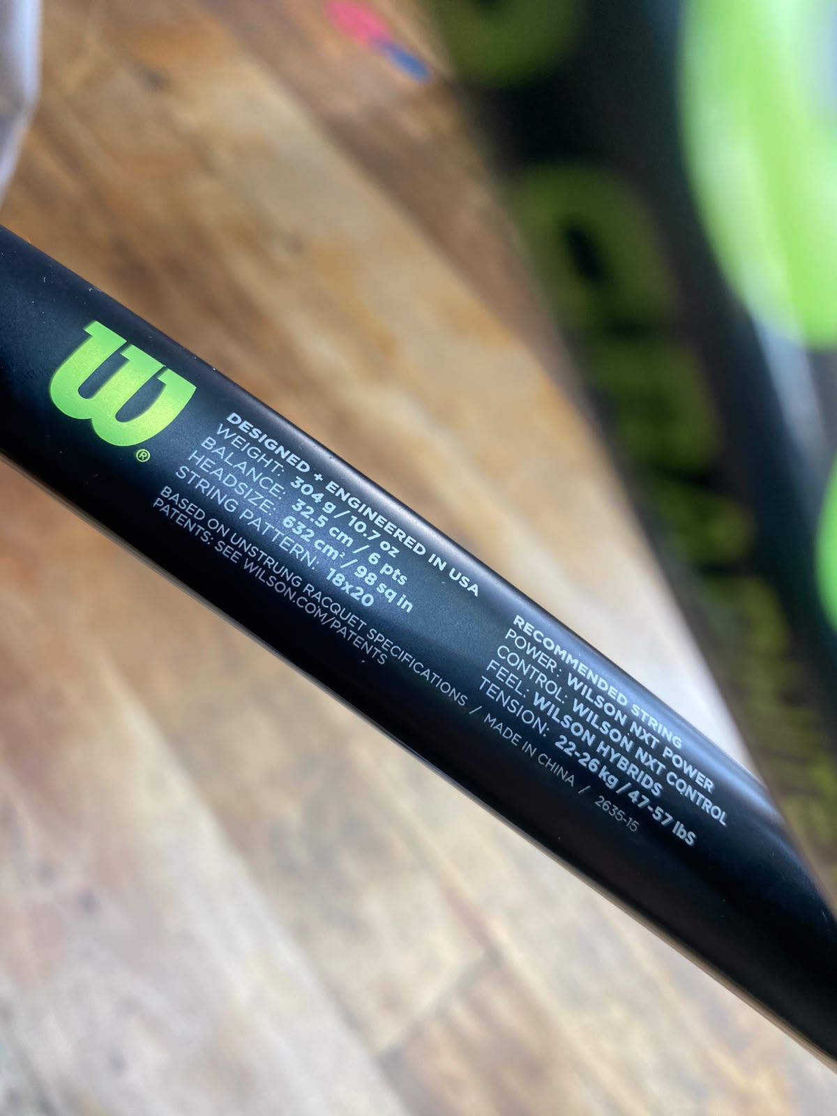 Raquetas Wilson Blade 98 18x20 2015 usadas - Imagen 6
