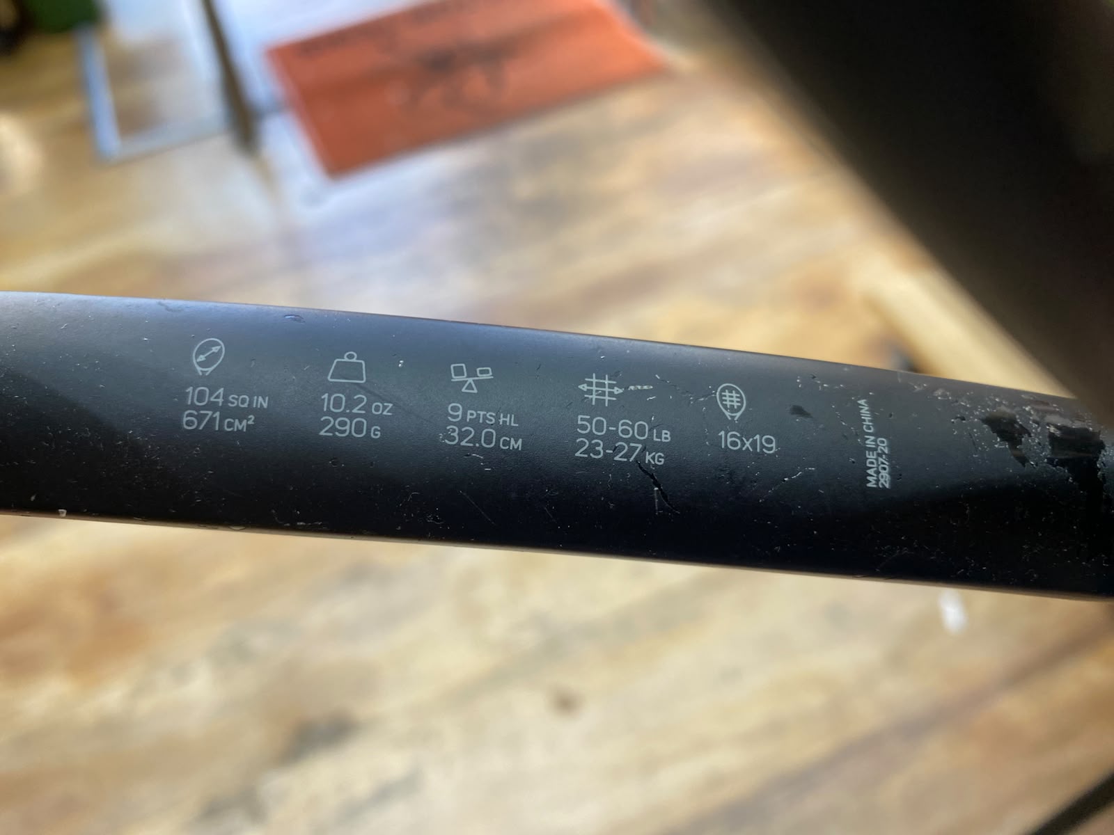 Raqueta Wilson Blade 104 V7 usada - Imagen 6
