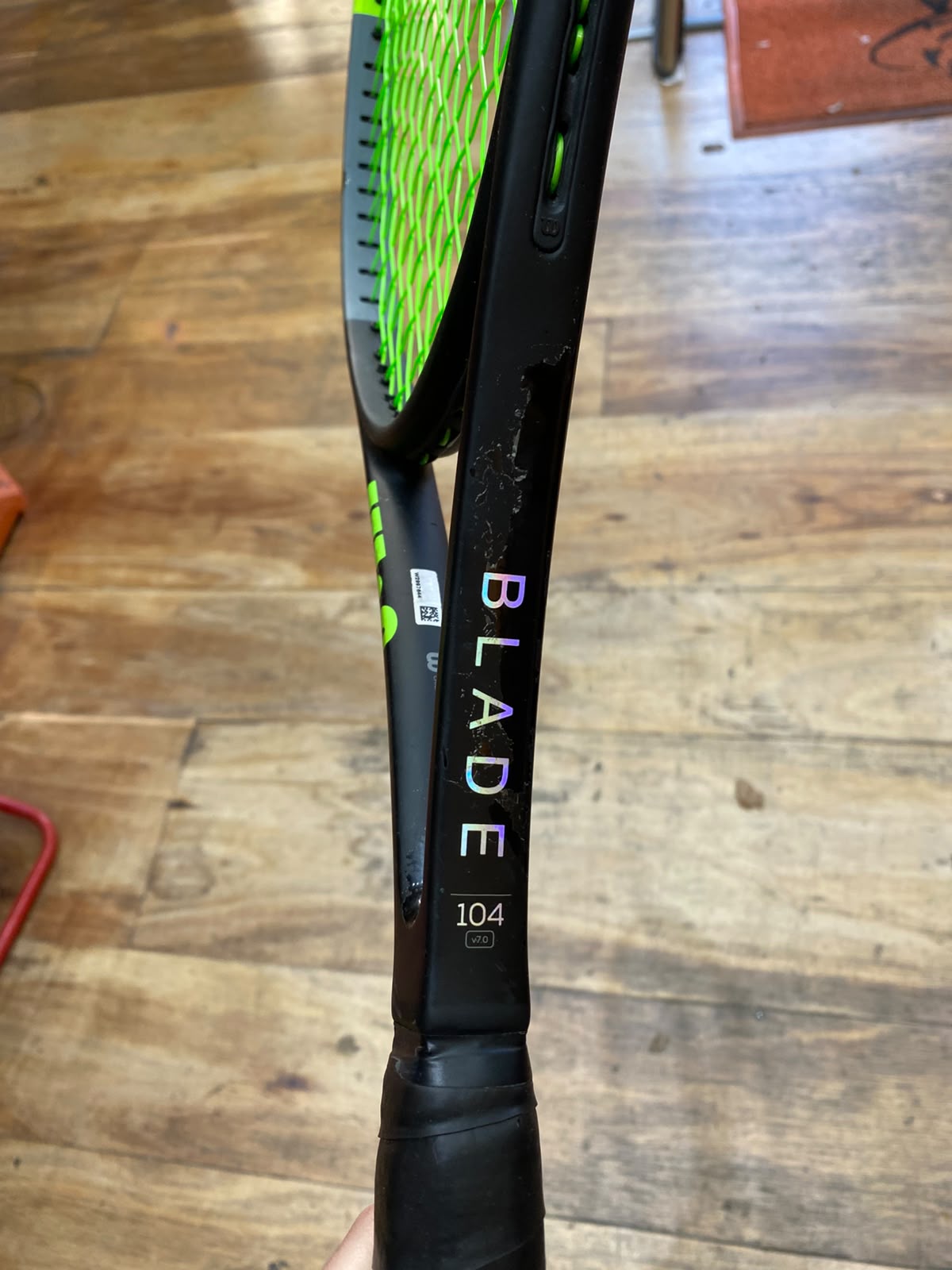 Raqueta Wilson Blade 104 V7 usada - Imagen 5