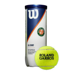 Pelota de Tenis Wilson Roland Garros All Court – Tubo con 3 Pelotas